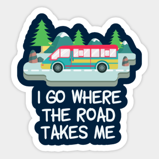 Cute RV Camper World Traveler Sticker